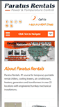 Mobile Screenshot of paratusrentals.com